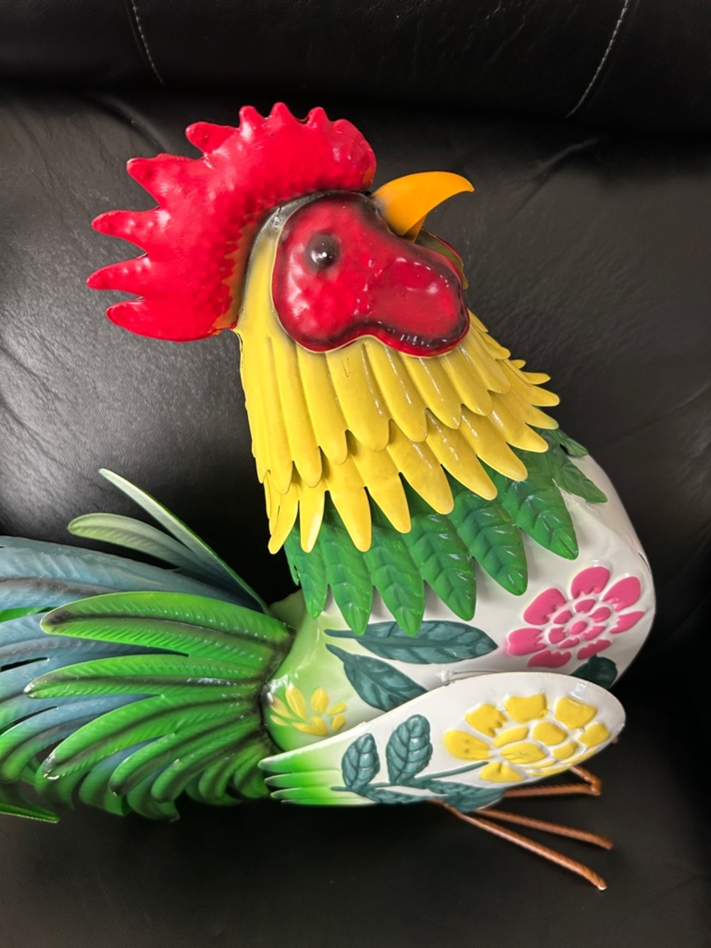 Red Shed Metal Decorative Rooster - Picture 2 of 9